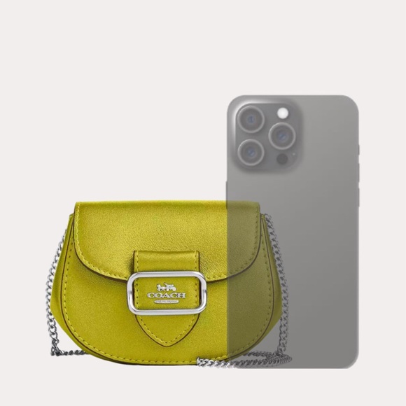 Mini Bag Coach Morgan Card Case on a Chain .NWT - Picture 9 of 11